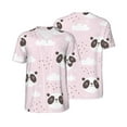 thumbnail image 3 of Daiia Cute Panda Mens Baseball Jersey Button Down Shirts Short Sleeve Sports Uniforms-Medium, 3 of 9