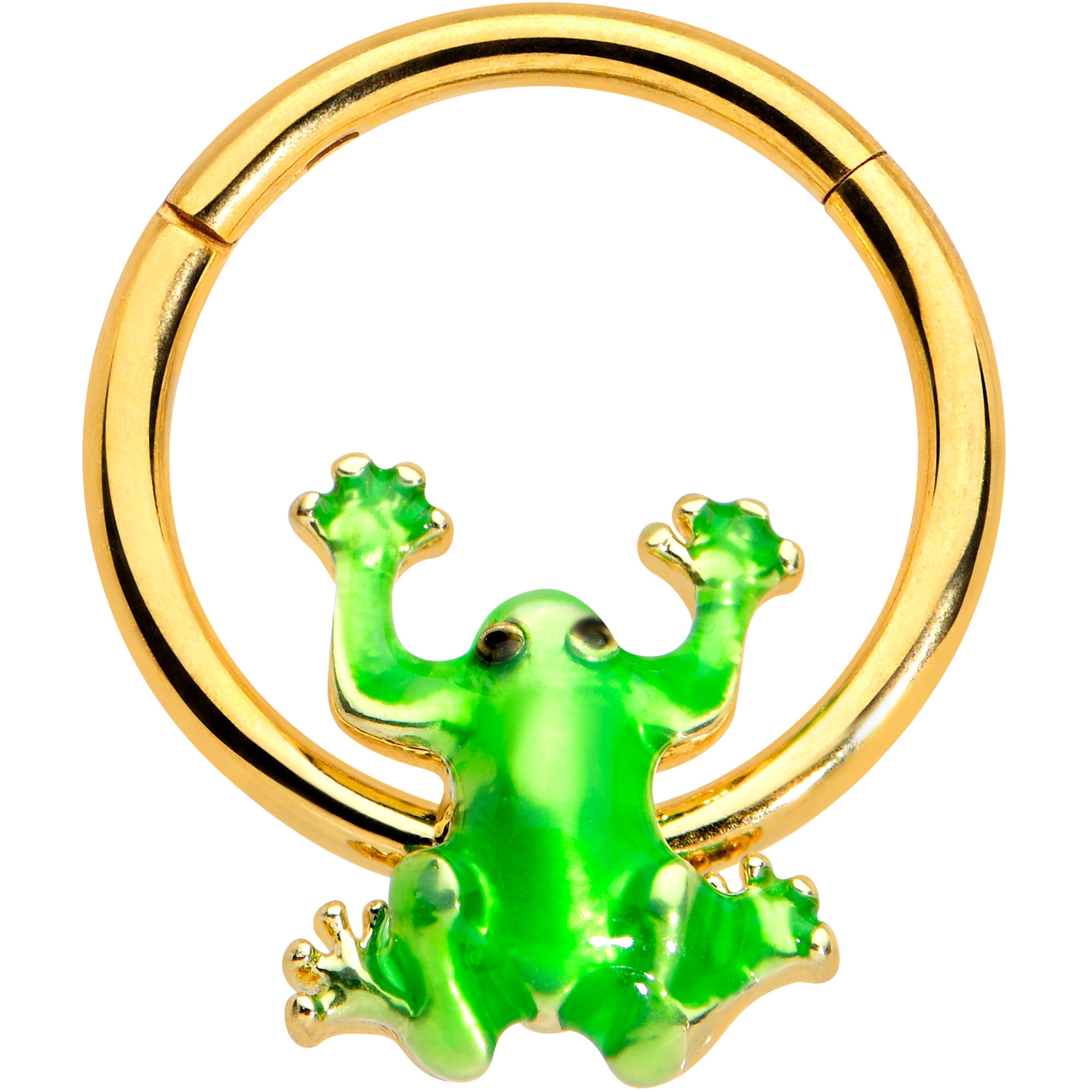 Frog septum ring outlet