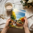 thumbnail image 3 of Goodbye Summer Shih Tzu Hello Fall Time for School Spiral Bound Journal Lion Dog Lover Gifts 5x7in Spiral Notebook - 02014, 3 of 5