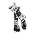 thumbnail image 4 of Yiaed Black Head Woman with Panda Hair Print Great elasticity Adult Stockings Sports socks for Men and Women-One Size, 4 of 8