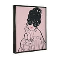 thumbnail image 3 of Stupell Industries Flawless Text Bold Pink Glam Fashion Woman Graphic Art Jet Black Floating Framed Canvas Print Wall Art, Design by Ziwei Li, 3 of 5