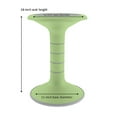 thumbnail image 3 of Learniture Active Motion Stool Flexible Seating for Classroom, Office or Home 18" H Green Apple, 3 of 5