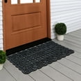 thumbnail image 5 of A1 Home Collections Heavy Duty Indoor/Outdoor Decorative Design Durable Rubber Doormat 22"X37", Black, 5 of 6