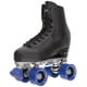 thumbnail image 4 of CHICAGO Skates Patines de cuatro ruedas negros premium para niños y hombres principiantes Diseño clásico ajustable de caña alta para patines de interior o exterior y Roller Derby, 4 of 5