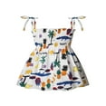 thumbnail image 2 of Enfants Filles Mode Robe Imprimée Sans Manches Enfants Filles Robe Élégante pour Porter Tous les Jours, 2 of 6