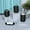 Black, variant on Special Offer! 4 Piece Bathroom Accessory Set With Soap Dispenser Pump, Toothbrush, Tumbler And Soap Dish