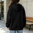 thumbnail image 4 of Resicozy Womens Zip Up Hoodies 2026 Long Sleeve Fall Winter Oversized Sweatshirts Zipper Oversized Cute Jackets with Pockets Black 3XL, 4 of 4