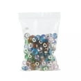 thumbnail image 5 of U8MO 100pc Rondelle Glass European Beads Large Hole Beads Smooth Beads Spacer 15x12mm, 5 of 9