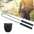 thumbnail image 1 of Pocket Hand Saw, 33T Professional  Hand Chain Saw with Cloth Bag for Soft Metal Rubber black,orange, 1 of 8
