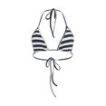 thumbnail image 7 of Arlun Women’s 3 Piece Stripe Outfits Short Sleeve Cut out Crop Top and Sleeveless Cami Bodycon Mini Shorts Set Y2k Color Block Stretchy Slim Fitted Summer Beach Party Matching Sets Black XL, 7 of 7