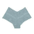 thumbnail image 1 of Braguitas sexy de encaje para mujer: braguitas elásticas de cintura media con encaje en contraste, nailon/spandex, lavado a mano, disponibles en tallas S-XL., 1 of 2
