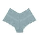 thumbnail image 1 of Braguitas sexy de encaje para mujer: braguitas elásticas de cintura media con encaje en contraste, nailon/spandex, lavado a mano, disponibles en tallas S-XL., 1 of 3