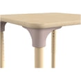 thumbnail image 4 of Flash Furniture Bright Beginnings Hercules Square Table 24" x 24" Height Adjustable Beech, 4 of 8
