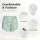 thumbnail image 4 of Balery Cute Honeybees Pantalones cortos deportivos para mujer con forro y dos bolsillos, elásticos, para entrenamiento, gimnasio, yoga-Medium, 4 of 7