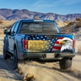 thumbnail image 2 of Patriotic Eagle God Bless America Truck Tailgate Decal Sticker Wrap MLH1202TD - 58x24 in, 2 of 5