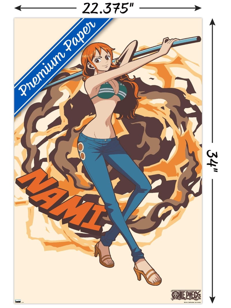 One Piece: Fishman Island - Nami Staff Wall Poster, 22.375