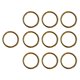 thumbnail image 4 of 10 piezas de llaveros divididos de latón duraderos con bucle para manualidades DIY de 12, 15, 20, 25, 28, 30, 32 y 35 mm 30 mm, 4 of 8