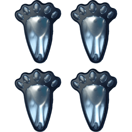 

Paw Print LED Solar Lights(Set of 4) Garden Lights Paw Lamp for Pathway Lawn Yard Walkway Outdoor Decorations Any Pet Dog Cat Lover Warm Light Style 2