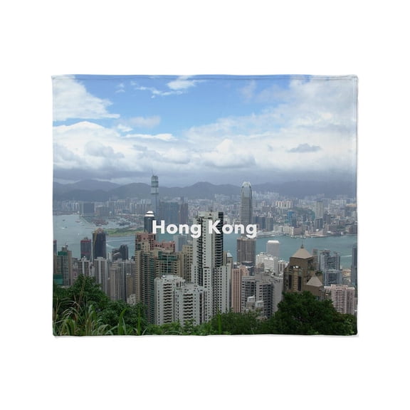 CafePress - Hongkong_8.56X7.91_Gelmousepad_Hongk Throw Blanket - Soft Fleece Throw Blanket, 50"x60" for All Ages
