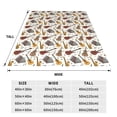 thumbnail image 3 of Salouo Guitar Print Bed Blankets,Flannel Blanket Comfortable Air Conditioning Blanket Lightweight Blanket for Sofa Bed Travel & Couch -40"x30", 3 of 8