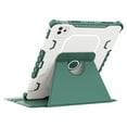 thumbnail image 4 of Dteck Case for iPad Pro 11" 4th/3rd/2nd/1st Gen (2022/2021/2020/2018),iPad Air 5th 4th Gen Magnetic Leather Shockproof Rubber Rugged Case Rotatable Kickstand with Pencil Holder Heavy Duty Cover,Green, 4 of 8