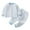 0-Blue1540, variant on Toddler Girls Thermal Underwear Cozy Padded Long Sleeve Top Pants Sleepwear Base Layer for Kids, Sizes 3M-4T