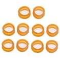thumbnail image 1 of 10 piezas de silicona s de apretones insertos para peluquería naranja shamjiam Inserciones de anillos de dedo, 1 of 9