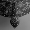 thumbnail image 5 of Pioneer Flower Floral Print Pattern Square Tablecloth, Waterproof Wipeable Spillproof Washable Table Cover for Home Kitchen Party Decor, 42"x42", 5 of 6