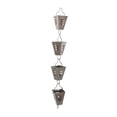 thumbnail image 1 of Cadenas de lluvia para canalones Cadenas de agua de lluvia multipropósito ajustables 1M Fondo de agua cubo de arroz Cola Cadenas de lluvia, 1 of 8