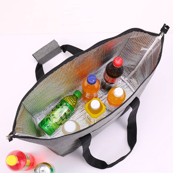 Becaristey Sac de Pique-Nique Pliable Multifonctionnel Compagnon Ultime pour les Amateurs de Plein Air Tissu Durable Noir Grand