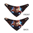 thumbnail image 6 of Lsque Mario Pattern Pet Scarf Bandana - Adjustable and Comfortable,Dog Scarf Bib Kerchief Breedfor Dogs and Cats-Large, 6 of 7