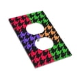 thumbnail image 3 of ZICANCN Outlet Covers Wall Plate, Retro Checkered Scottish Houndstooth Light Switch Cover Decorative, Duplex Toggle Combo 1-Gang, 3 of 9