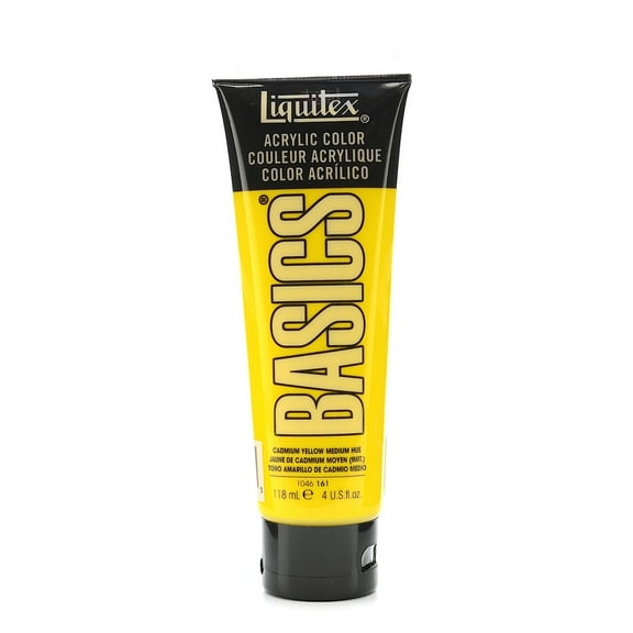 Basics Acrylics Colors cadmium yellow medium hue, 4 oz., tube (pack of 3)