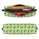 thumbnail image 2 of Disketp dogs St Patrick's Day Estuche de Lápices de Cuero con Cierre, Estuche Compacto para Papelería, Bolígrafos y Accesorios Pequeños, 2 of 7