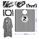 thumbnail image 5 of Capa Para Barberia Mandil Ecomlab Estilista Barbero Corte (NEGRO), 5 of 8
