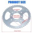 thumbnail image 2 of 40/41/420 Chain Sprocket 48 Tooth with 1" Bore 1/4 Keyway Go Kart Sprocket Hub Replacement for Predator 212cc 196cc Go Cart Mini Bike Powersports Parts, 2 of 9