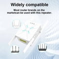 thumbnail image 6 of 1200 Mbps WiFi Repeater 1200Mbps Router White WiFi Extender Amplifier 2.4G/ 5GHz Wi-Fi Signal Booster Long Range Network, 6 of 9