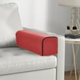 thumbnail image 6 of CarpNettore Couch Arm Rest Pillow High Density Foam Linen Armrest Cushion Arm Support Pillow red, 6 of 8