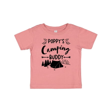 

Inktastic Poppy s Camping Buddy Gift Baby Boy or Baby Girl T-Shirt