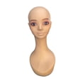 thumbnail image 3 of Bothyi Female Mannequin Head Lightweight Head Manikin for Cap Making Eyeglasses, 3 of 8