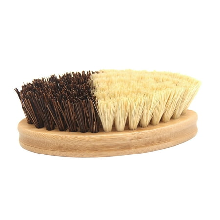 

Younar Palm Pot Brush | Wooden Scrub Brush for Dishes | Ergonomic Household Pot Scrubber Multipurpose Dish Brushes for Pots Pans Kitchen Sink Cleaning