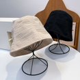 thumbnail image 3 of Women Outdoor Sun Protection Chiffon Thin Style Fisherman Hat Basin Hat Bucket Hat Beach Cap WHITE, 3 of 8