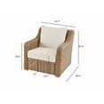 thumbnail image 3 of Better Homes & Gardens Bellamy Outdoor 2pk Lounge Chairs, Cream, 3 of 11