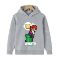 thumbnail image 4 of 2024 Nuevo juego Super Mario Bros. Sudadera de moda superior para niños Sudadera con capucha casual linda para niños Top para niño y niña Primavera y otoño, 4 of 4