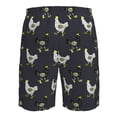 thumbnail image 6 of Naloa Cartoon Rooster Men's Beach Shorts, Surfing shorts, Swim trunks, Quick Dry Swim Trunks for Surfing Beach Fun - 3X-Large, 6 of 9