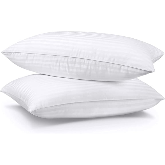 Firm Bed Pillows for Sleeping 2 Pack King Size 20 x 36 Inches, Hypoallergenic Pillow for Side and Back Sleeper, Soft Bed Hotel Pillows Set of 2, Down Alternative
