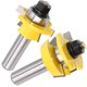 thumbnail image 3 of 2 uds brocas de enrutador vástago de 1/2 pulgadas broca para inglete carburo en ángulo fácil instalación Fresa de madera para carpintería, 3 of 4