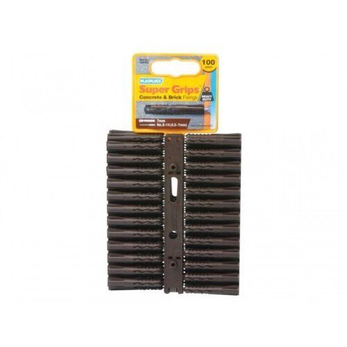 Plasplugs Supergrip Fixings (Pack of 100)