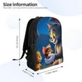 thumbnail image 5 of Tom And Jerry Anime Backpack Travel Bag 3d Printing Casual Daypack Multifunctional Backpack, 5 of 8