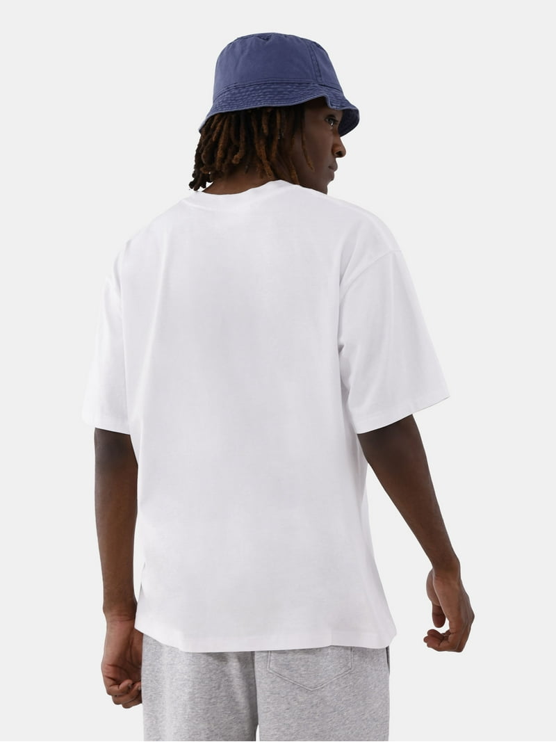 トップス everyoneborder short sleeve tee L No Boundaries Oversized Cotton Crew Neck Short Sleeve T-Shirt for